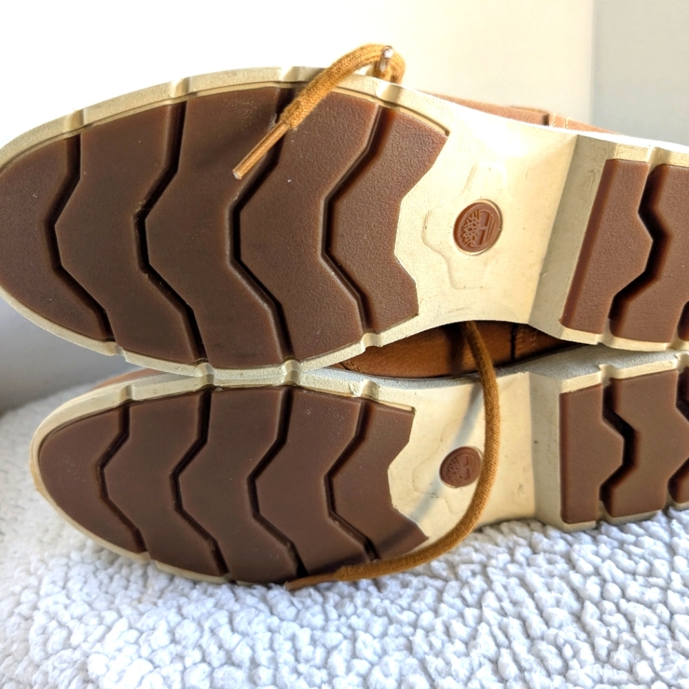 Timberland x Pendleton Women's Bramhall Boots Size 8.5 Plaid Top /Brown Leather - Picture 7 of 13